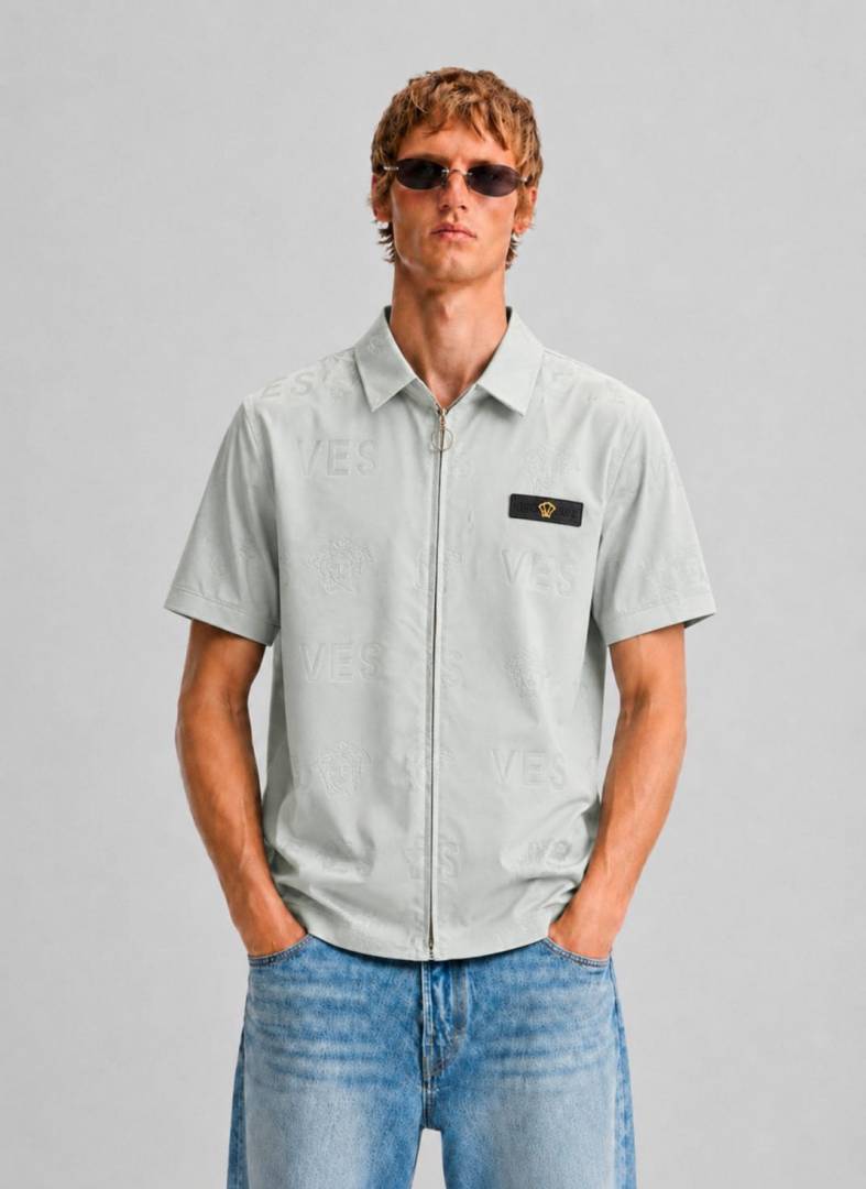 Versac-e IMPORTED STORE ARTICLE DIAMOND CHINA SHIRT