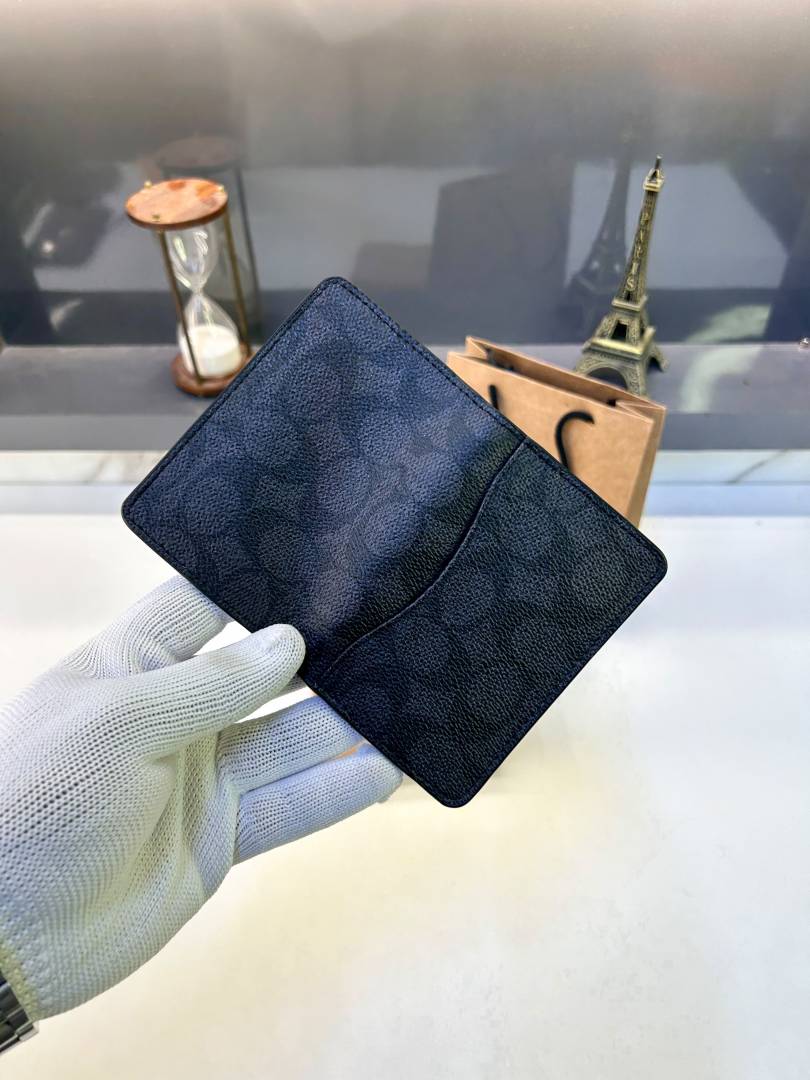 Coatch Card Holder Black Fa 873