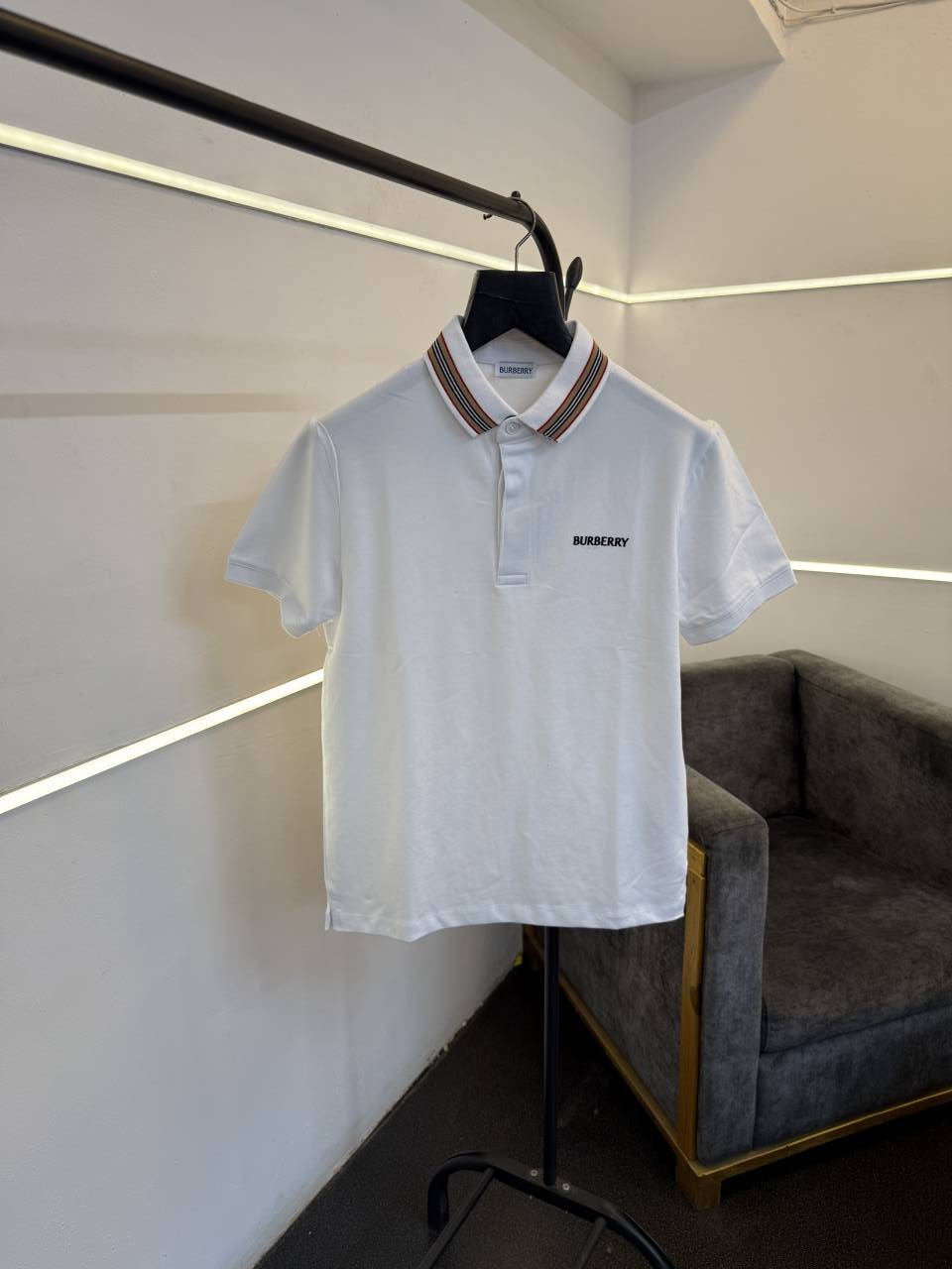 Burbery imported polo tshirt white