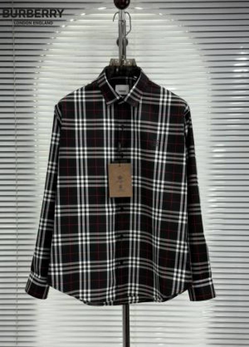 Burbery Signature Full Sleeves Shirt black