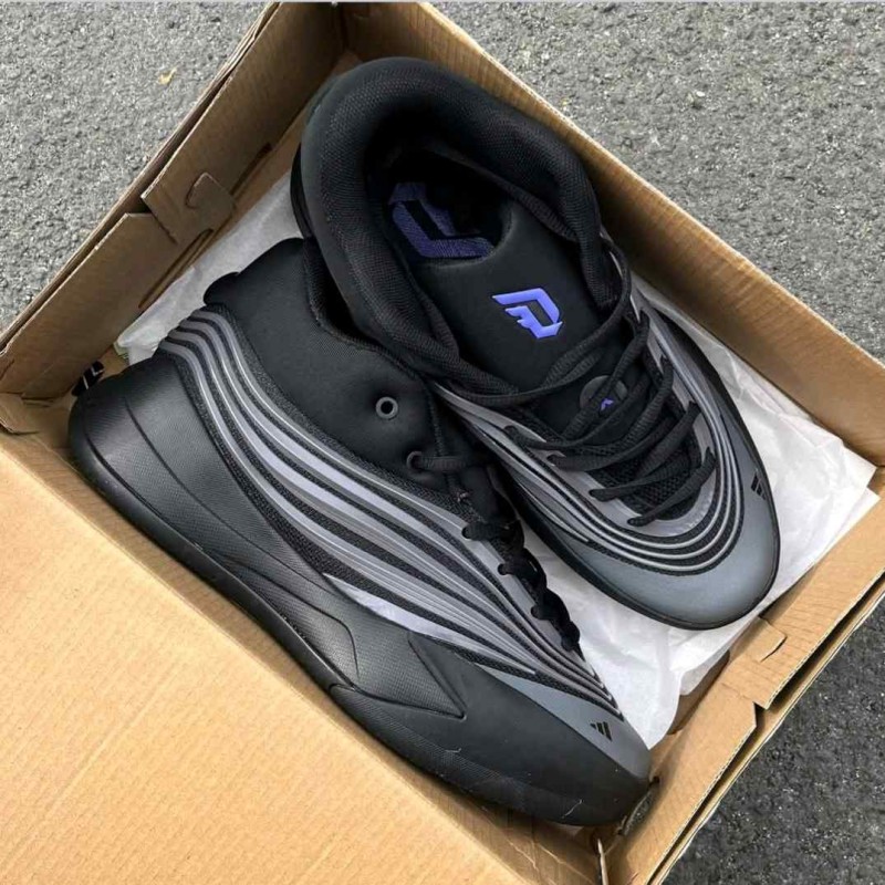 Adidas Dame X core black iron  Metallic332