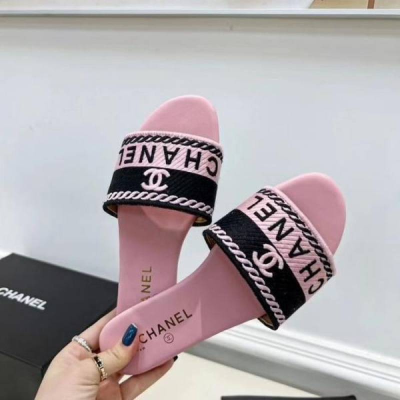 Chanel Hayden Classic Flats With OG Box & Dust Bag (Pink - 1073) video