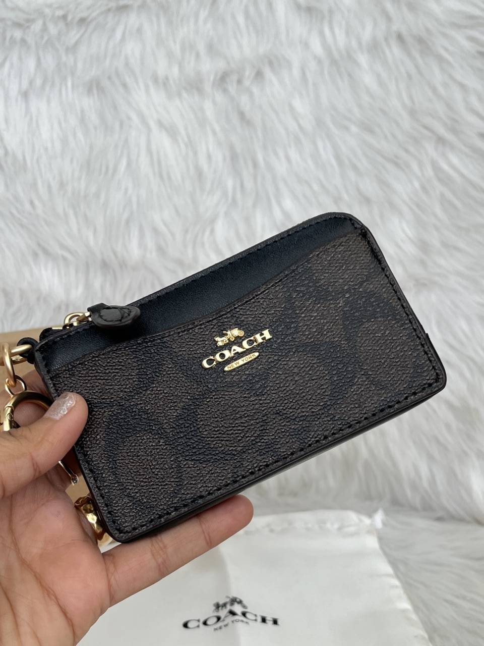 Coatch_CC-5_Zip_Card_Case_Wallet_With_OriginalBox_DustCover