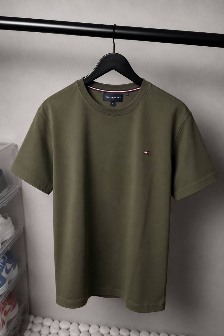 Tomm_ Hilfige_r Premium Round Neck T-Shirt with OG Box Packaging 1573 Sale VS1000