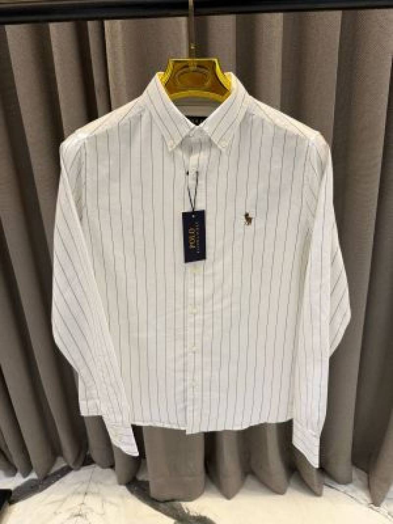 Sale Ralf Lauren Linning white imported shirt