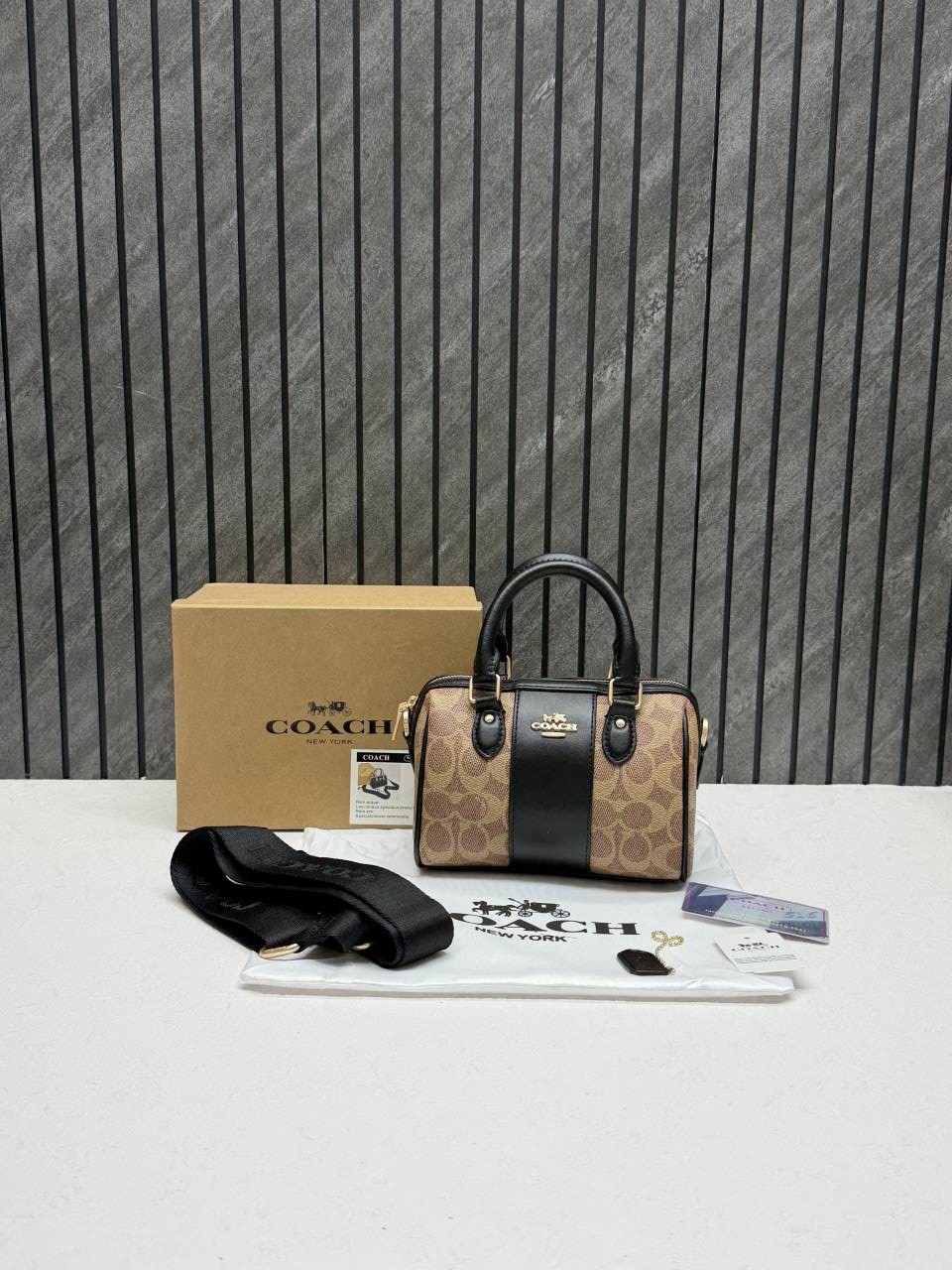 Coacch Rowan Mini Apricot Black With OriginalBox DustCover