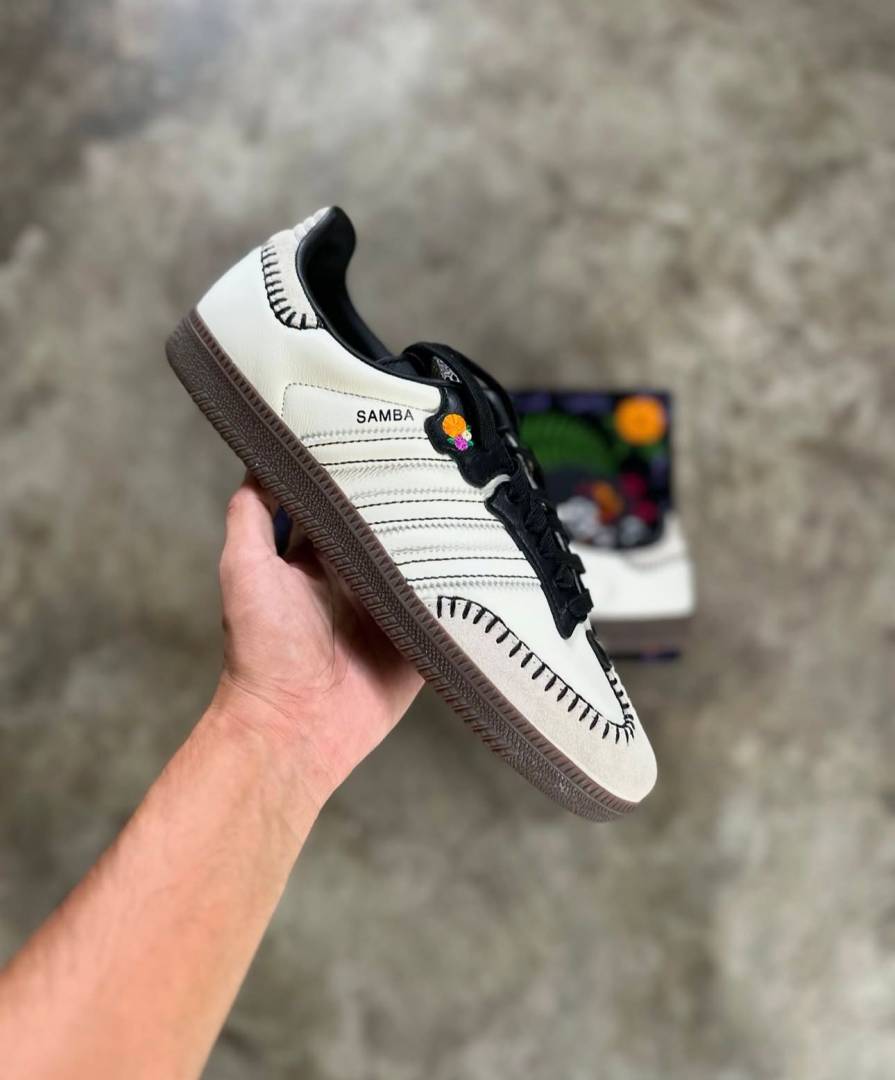 ADIDDAS SAMBA DIA DE MUERTOS PACK OF WHITE