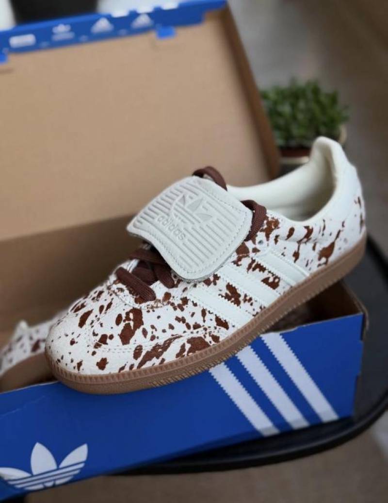 Adiddas SambaCow Print Brown White