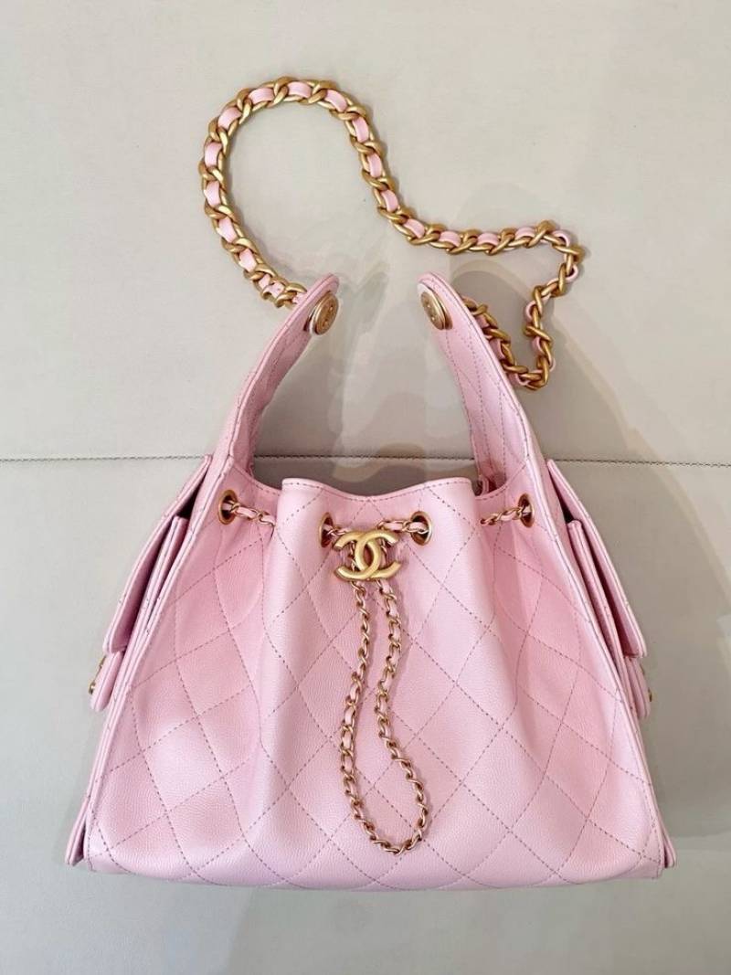 Chennell 25 Pink Medium Shoulderbag With OriginalBox DustCover