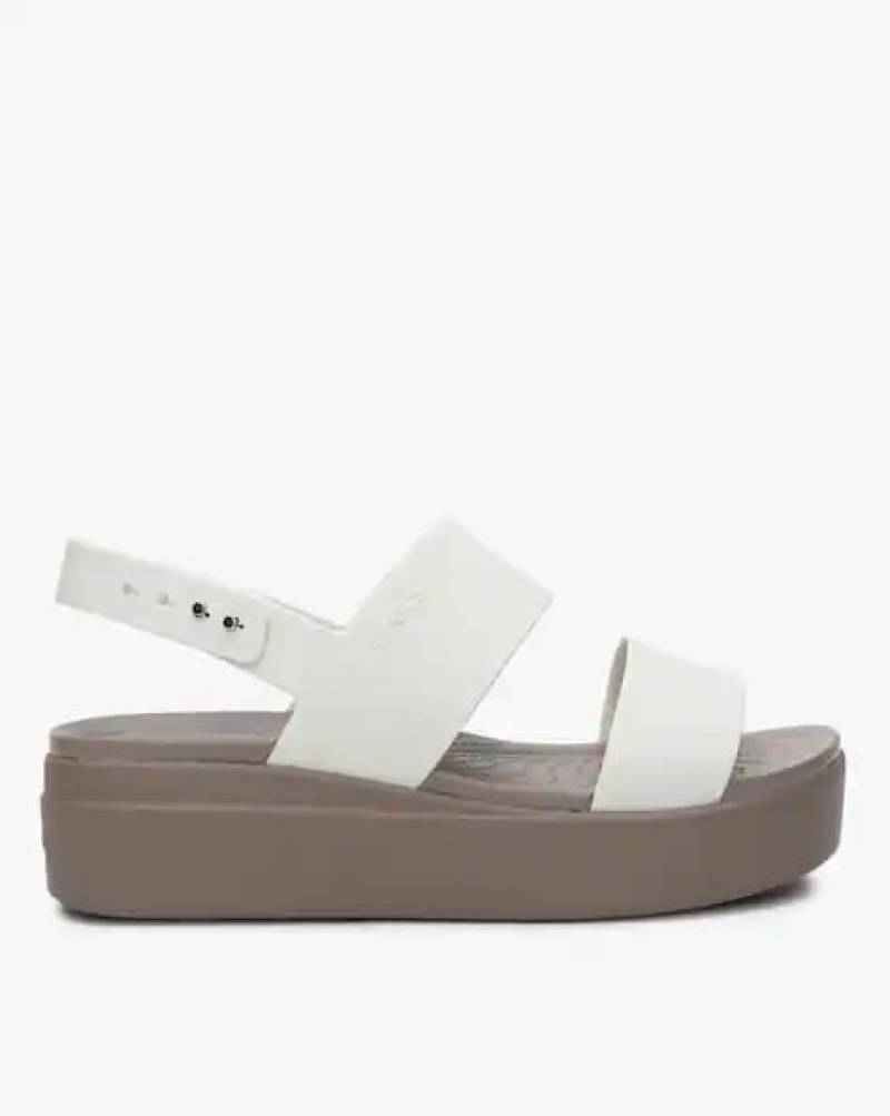 WMNs Croccs Brooklyn Sandals For Her white
