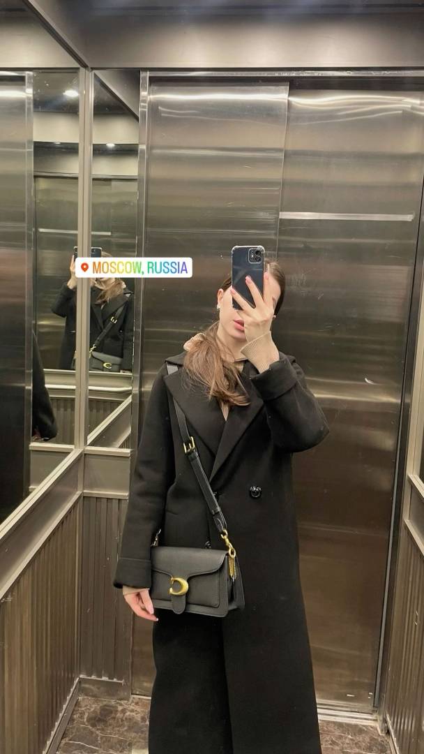 Coacch Tabby 26 Black Shoulder Crossbody Bag With Original Box 2 Belt (Short Long)