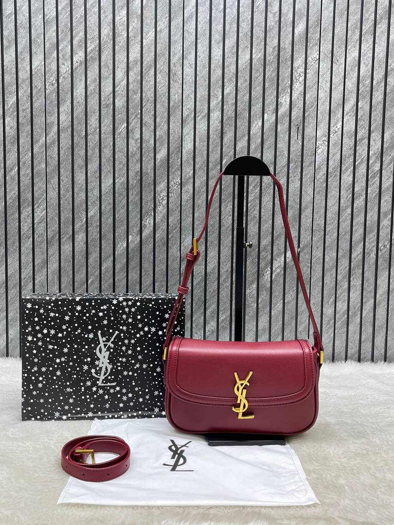 Ysl Solferino Small Shoulder Bag With Original Box & Long SlingBelt