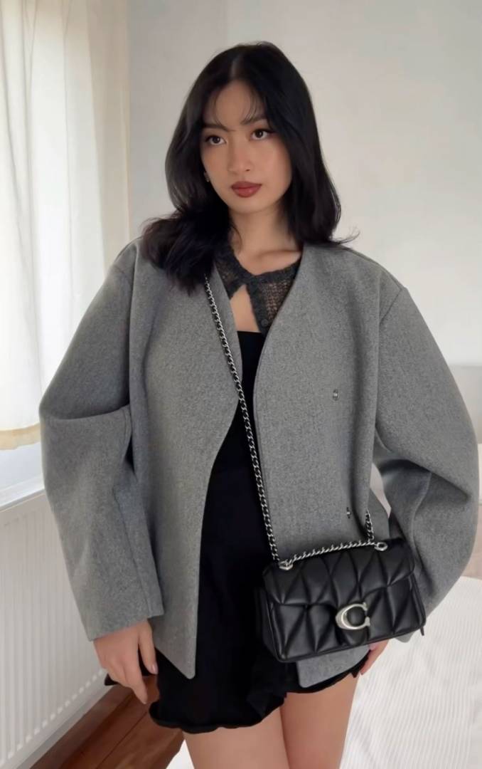 Coacch_Tabby_20_Quilted_Black-Silver_ShoulderBag_With_OriginalBox_DustCover