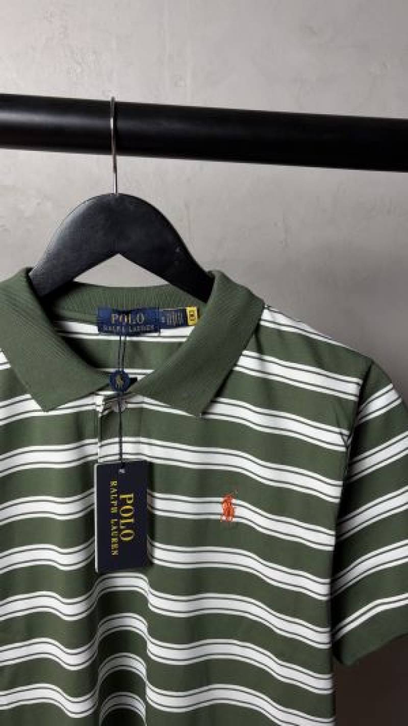 Ralp_ Laure_n Premium Striped Polo T-Shirt With OG Packaging 1343.Sale offer  VS1000