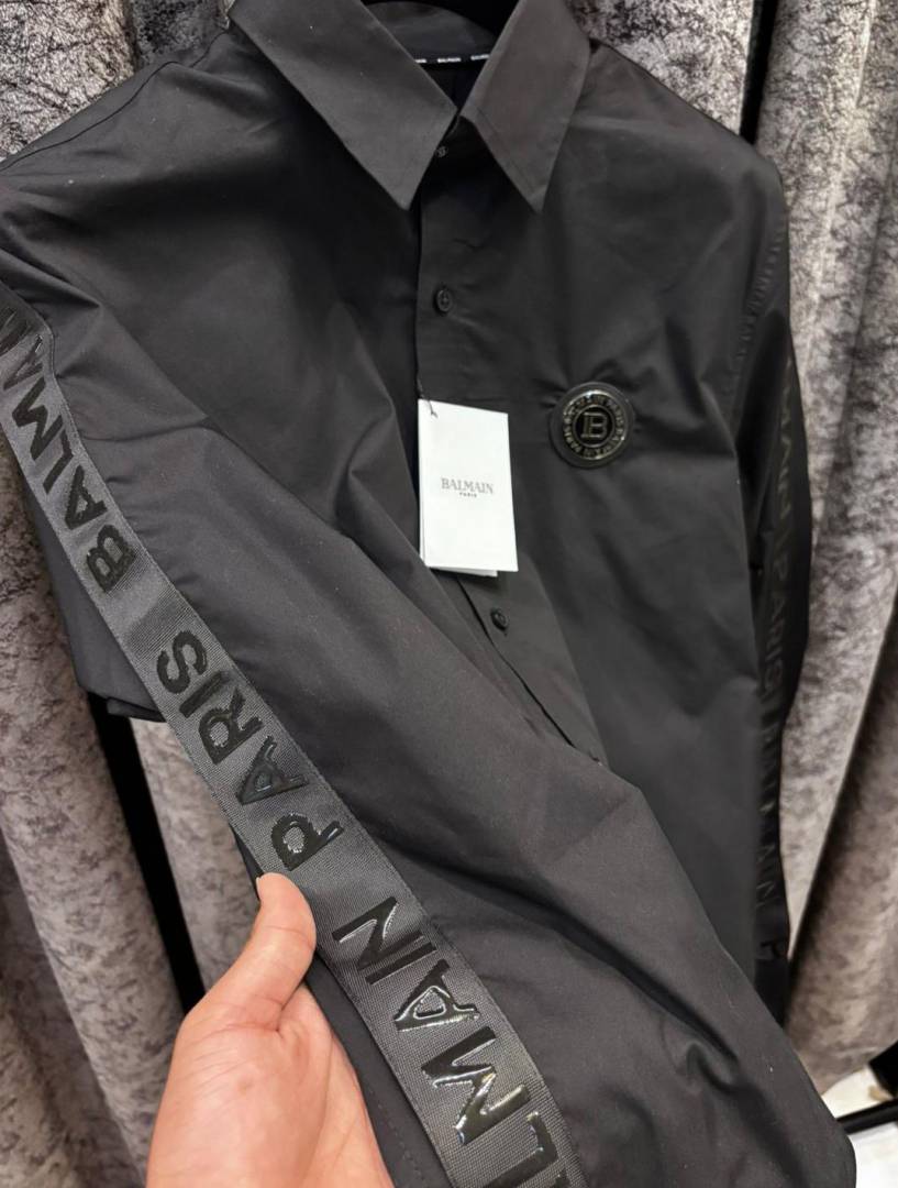 BALMAN IMPORTED STORE ARTICLE SHIRT black