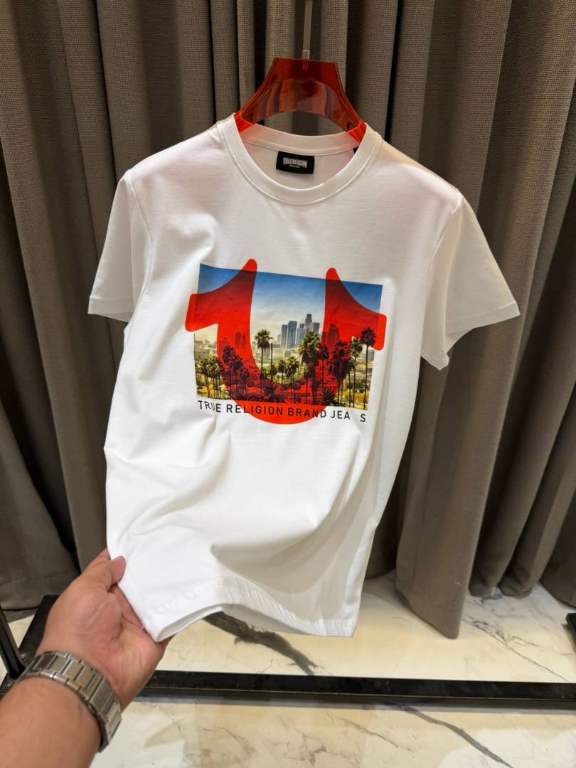 True Religion Round Neck T-shirt White