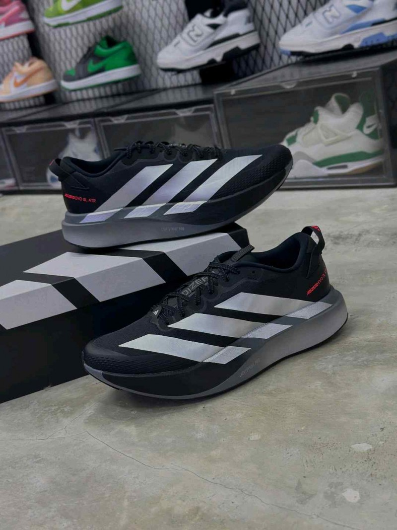 Adidaass Adizero Evo SL ATR Black Metallic Silver 6084