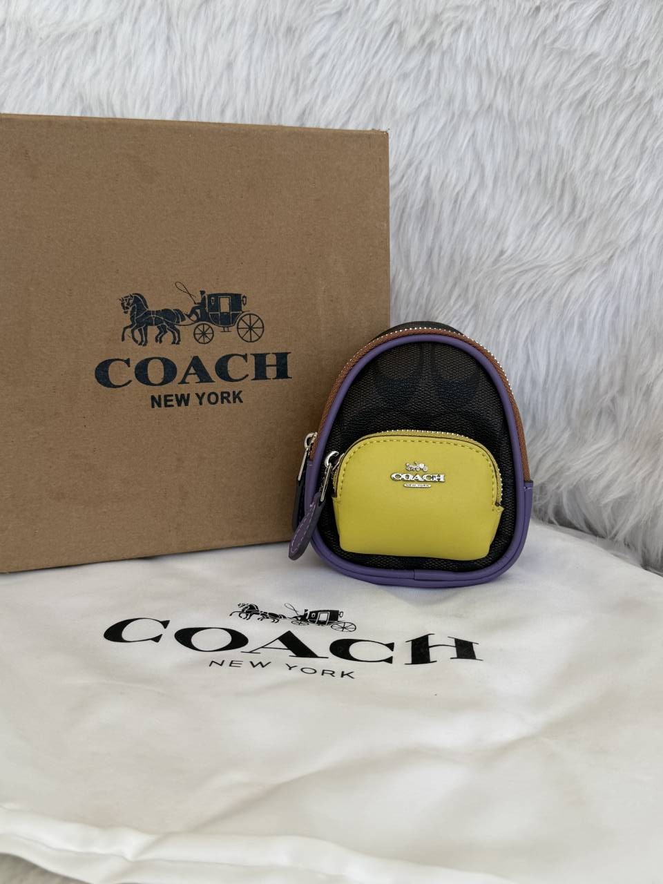 Coach_06_Minikkeychain_Backpack_BagCharm_With_Original_Box_Packing