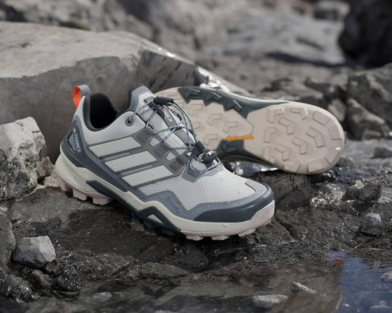ADIDDAS TERREX SKYCHASER GORE-TEX WHITE GREY