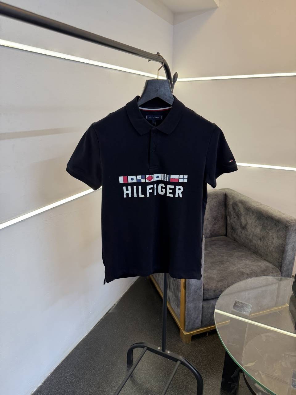 Tommy hilfigar imported polo tshirt navy blue sale