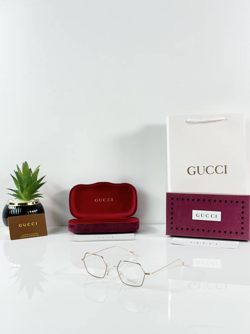 Gucc 307 Gold Frame