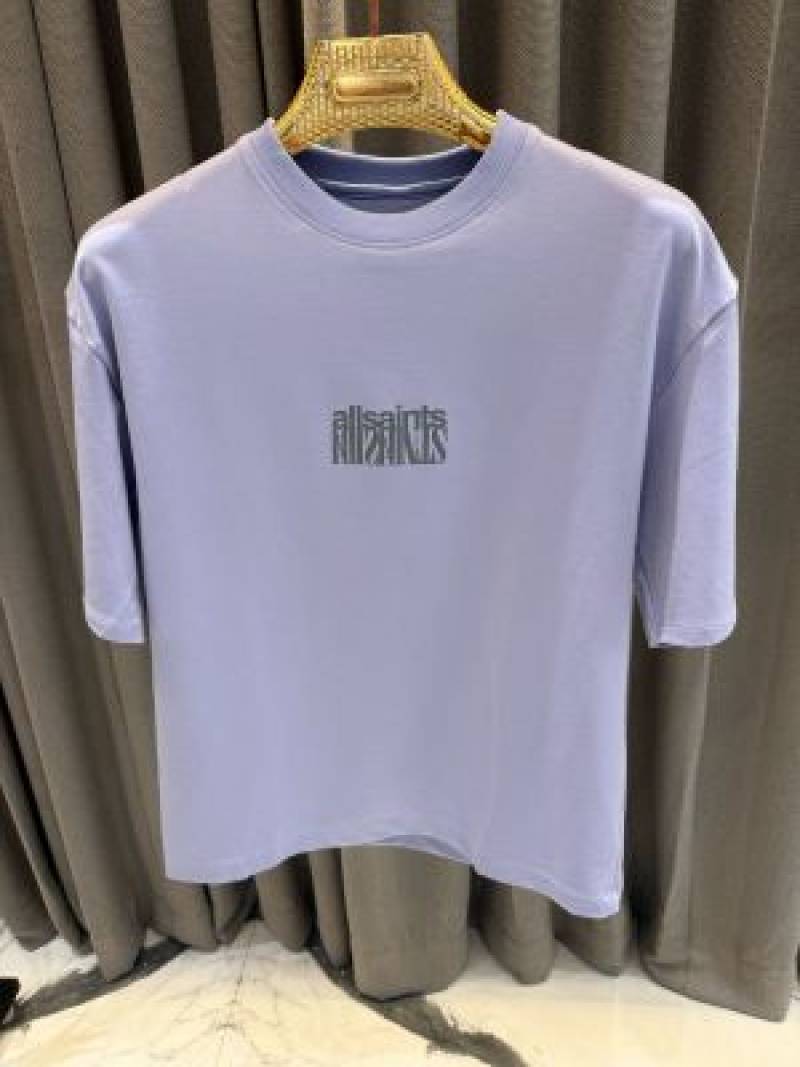 All saints roundnek tshirt purple