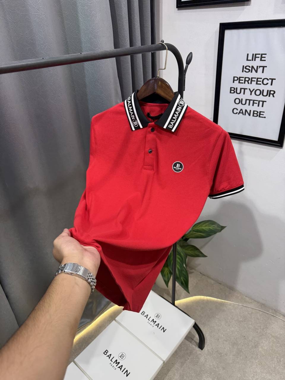 Balman imported box pack polo tshirt red