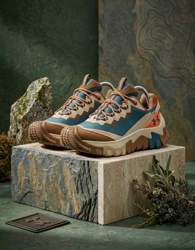 Under Armorr Athletic Hiking Bayou Orange Cantaloupe Gum Tan 1191