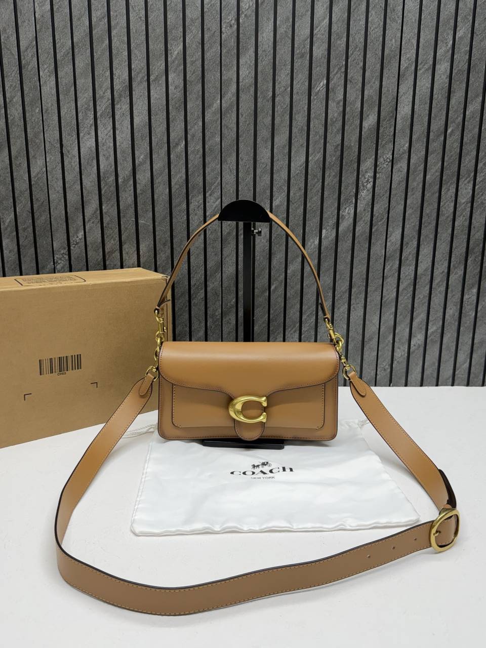 Coach Tabby 26 Highend Quality Brown With Original Box & DustCover With Branding inside the flap 11 Highend