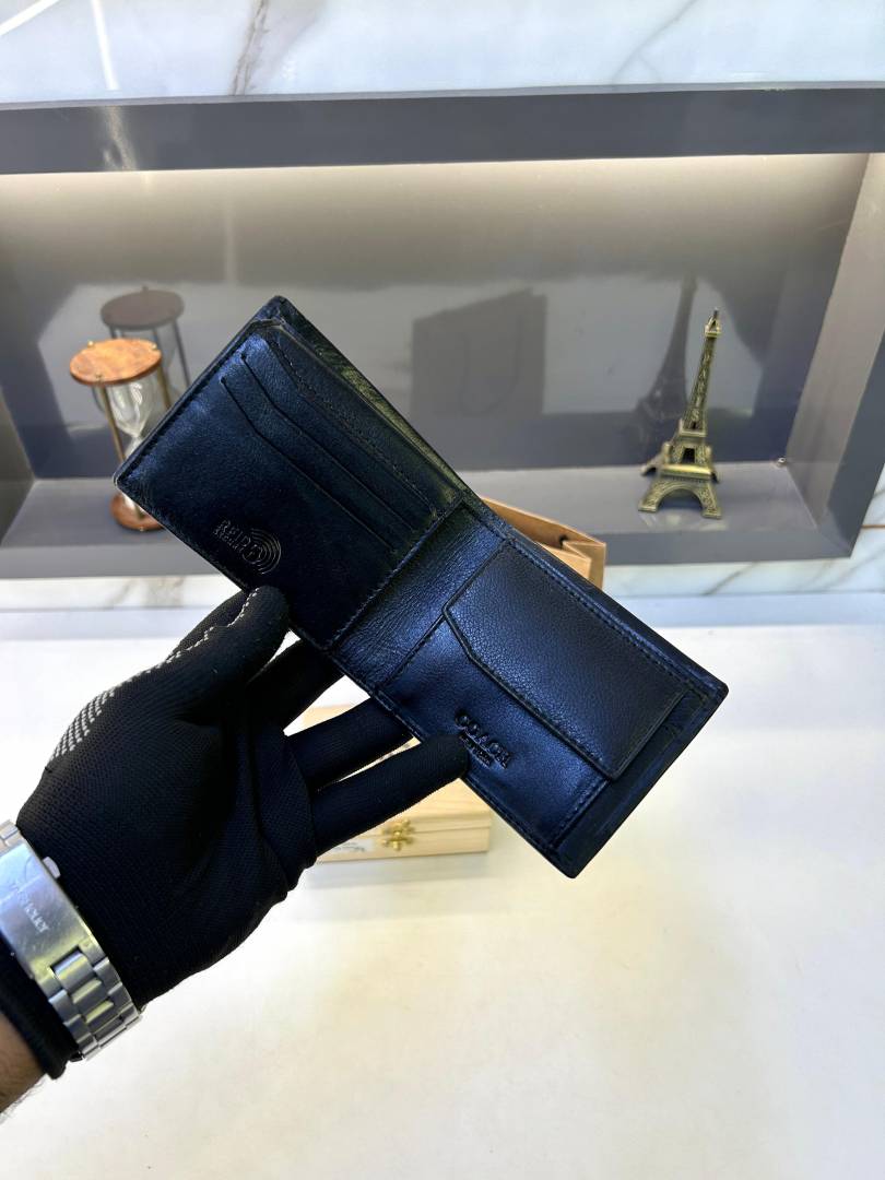 Coac_Wallet Black Premium Quality Fa 768