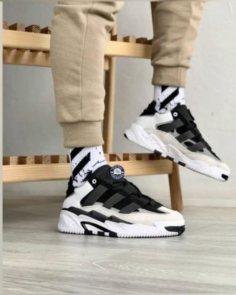 Adiddass Niteball Low Top Black White