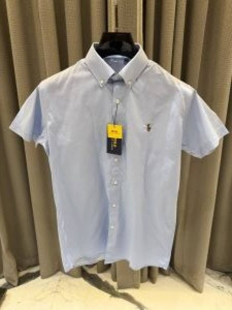 Ralp Lauren Premium Sky Blue Half Shirt