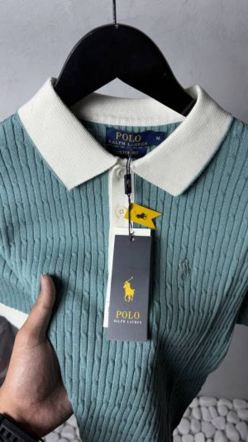 Ralp_ Laure_n Premium Knit Polo T-Shirt 1415
