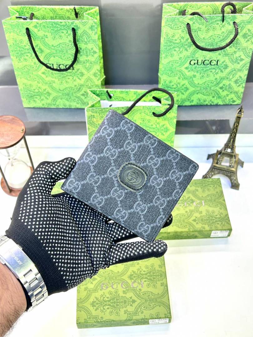 Guchi Wallet New Black Premium Quality Fa 58
