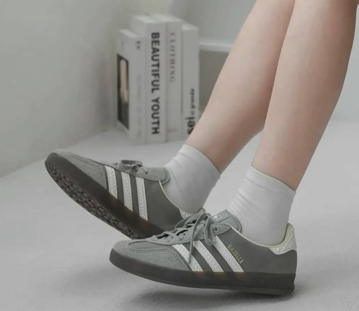 ADIDDAS GAZELLE GREY WOLF