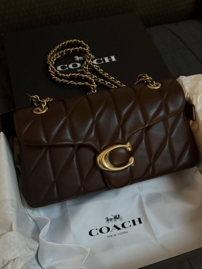 Coacch Tabby 26 Coffee Gold With Original Box & DustCover