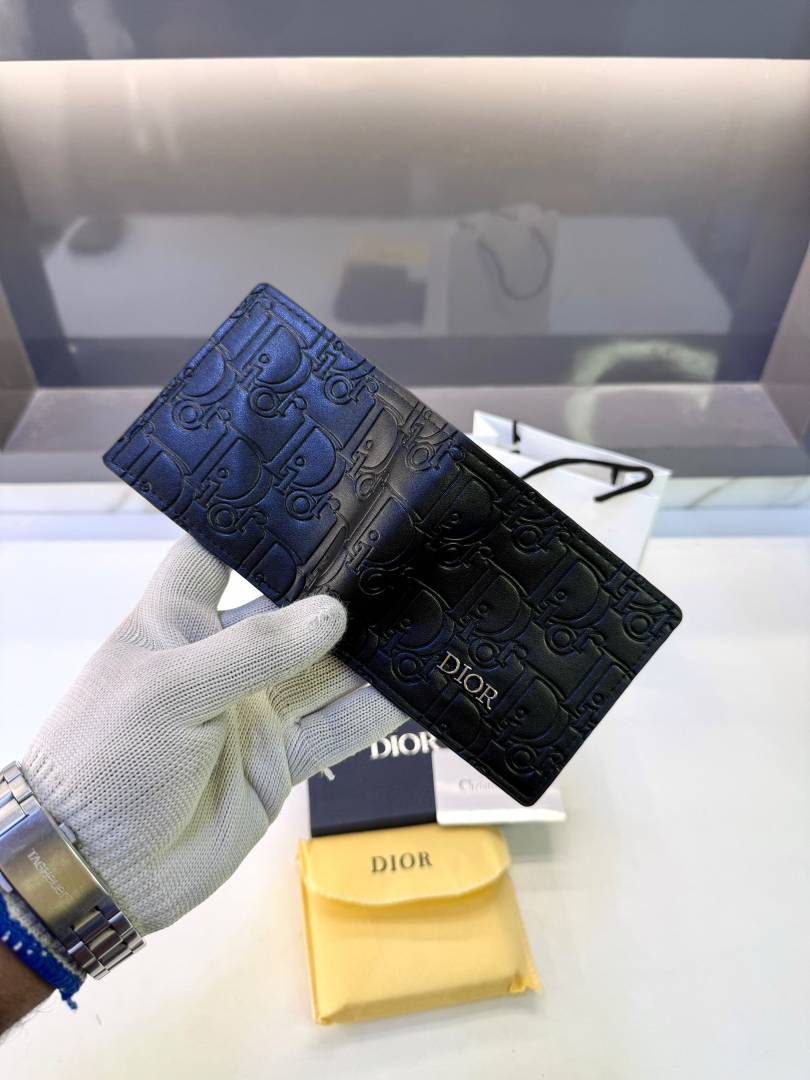 Dio_ Black Premium Quality Wallet Fa 1173