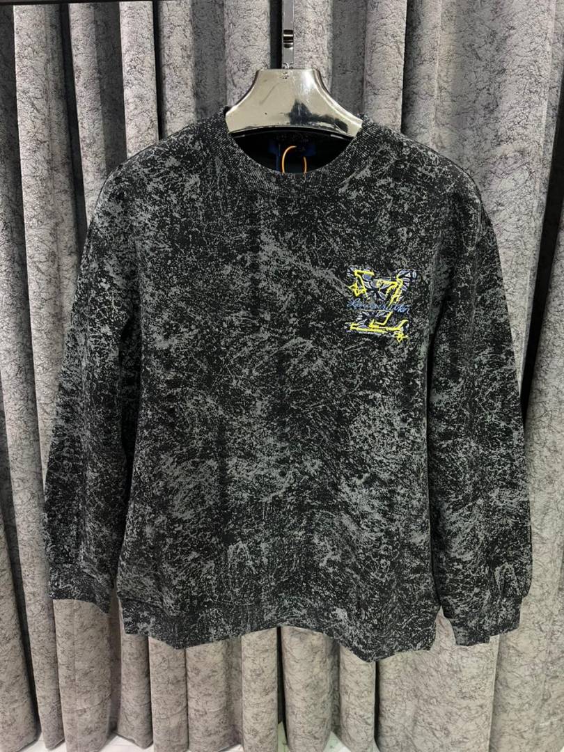 v-uitton imported sweatshirt store article black