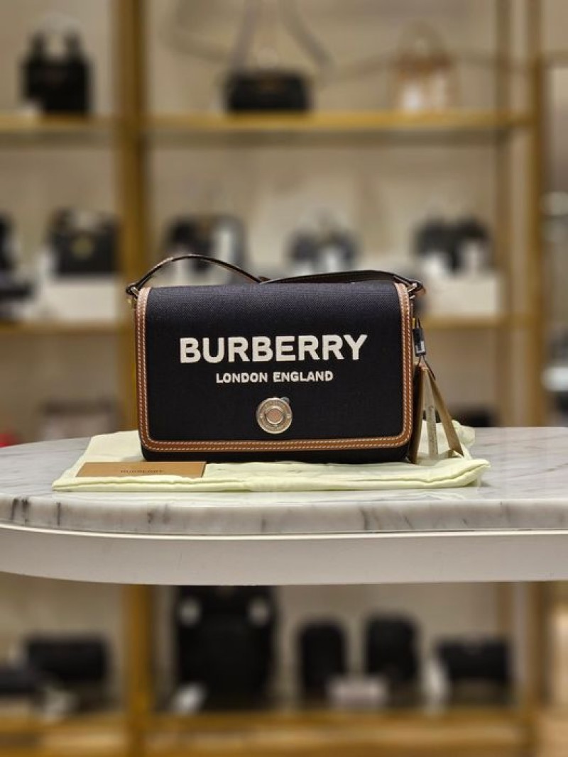 Burbery_Horseferry_Canvas_Sling_With_Original_Box