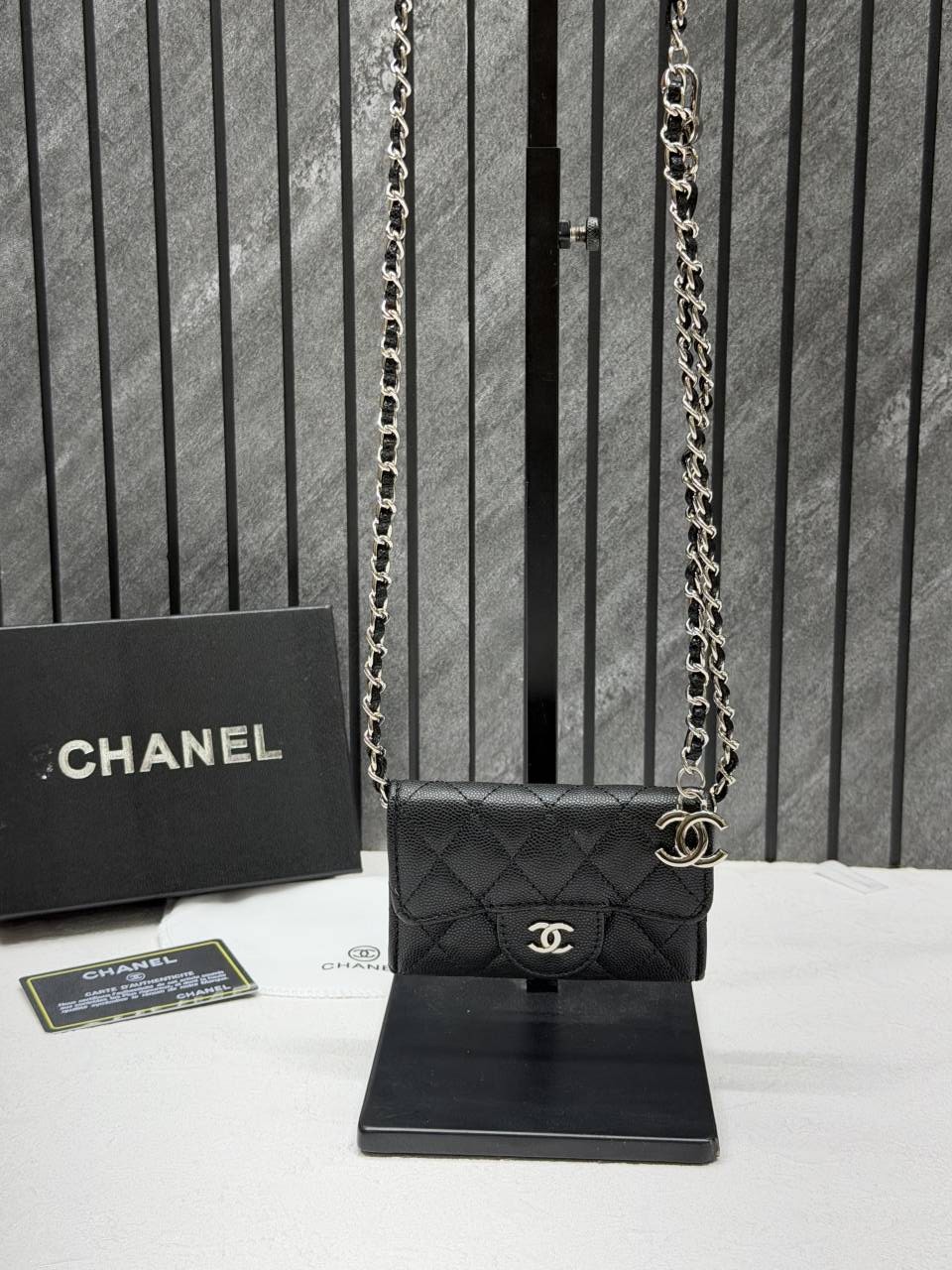 Chaneell 06 Mini ChainWallet With OriginalBox DustCover Super Premium