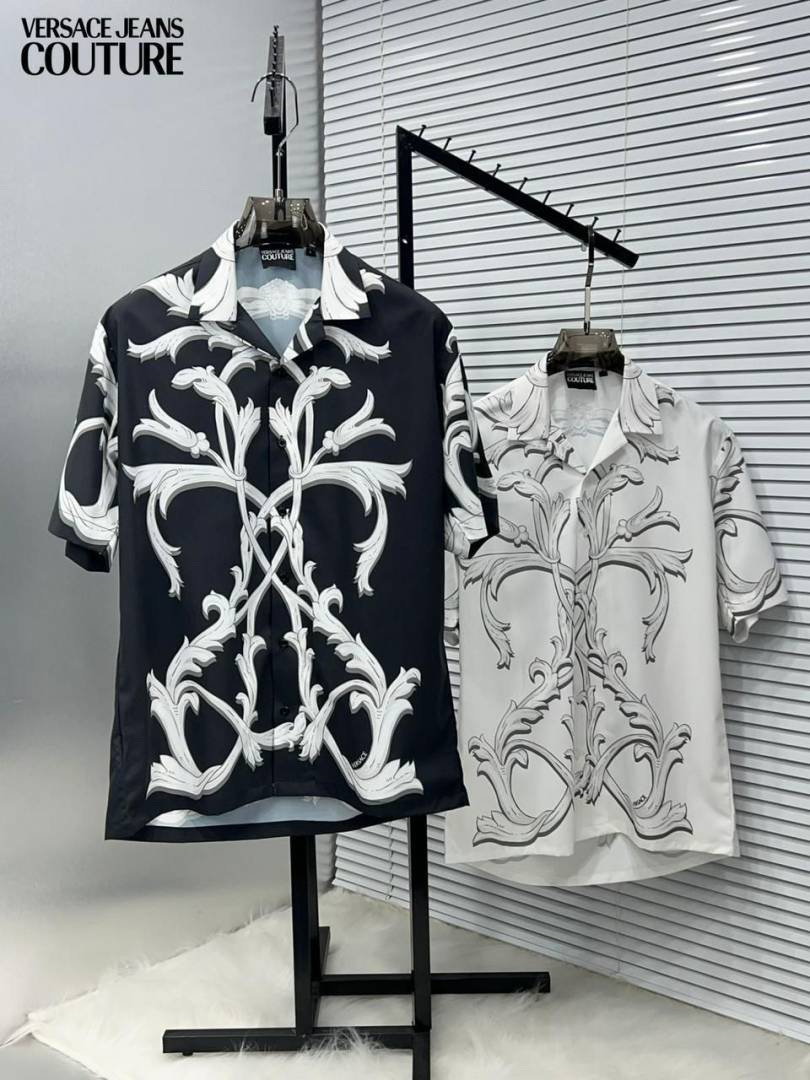 Versace Couture Half Sleeves Box Pack Shirts Black