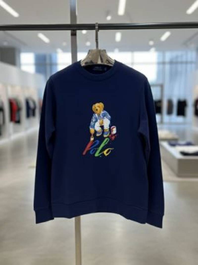 NO RETURN SALE RALF LAUUREN TRENDING MIDDLE BRAND SWEATSHIRT NAVY BLUE