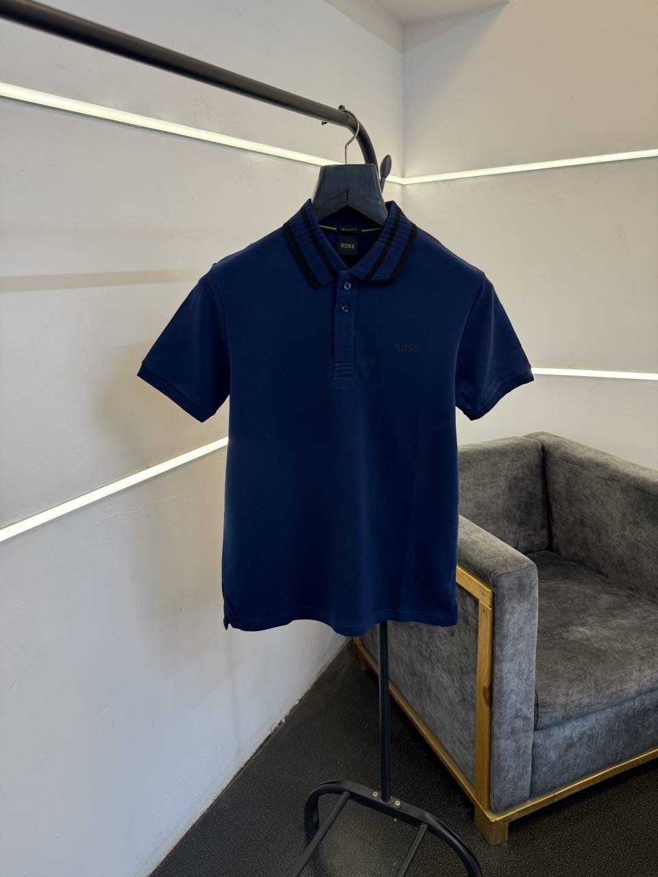Hugo bos imported polo tshirt blue