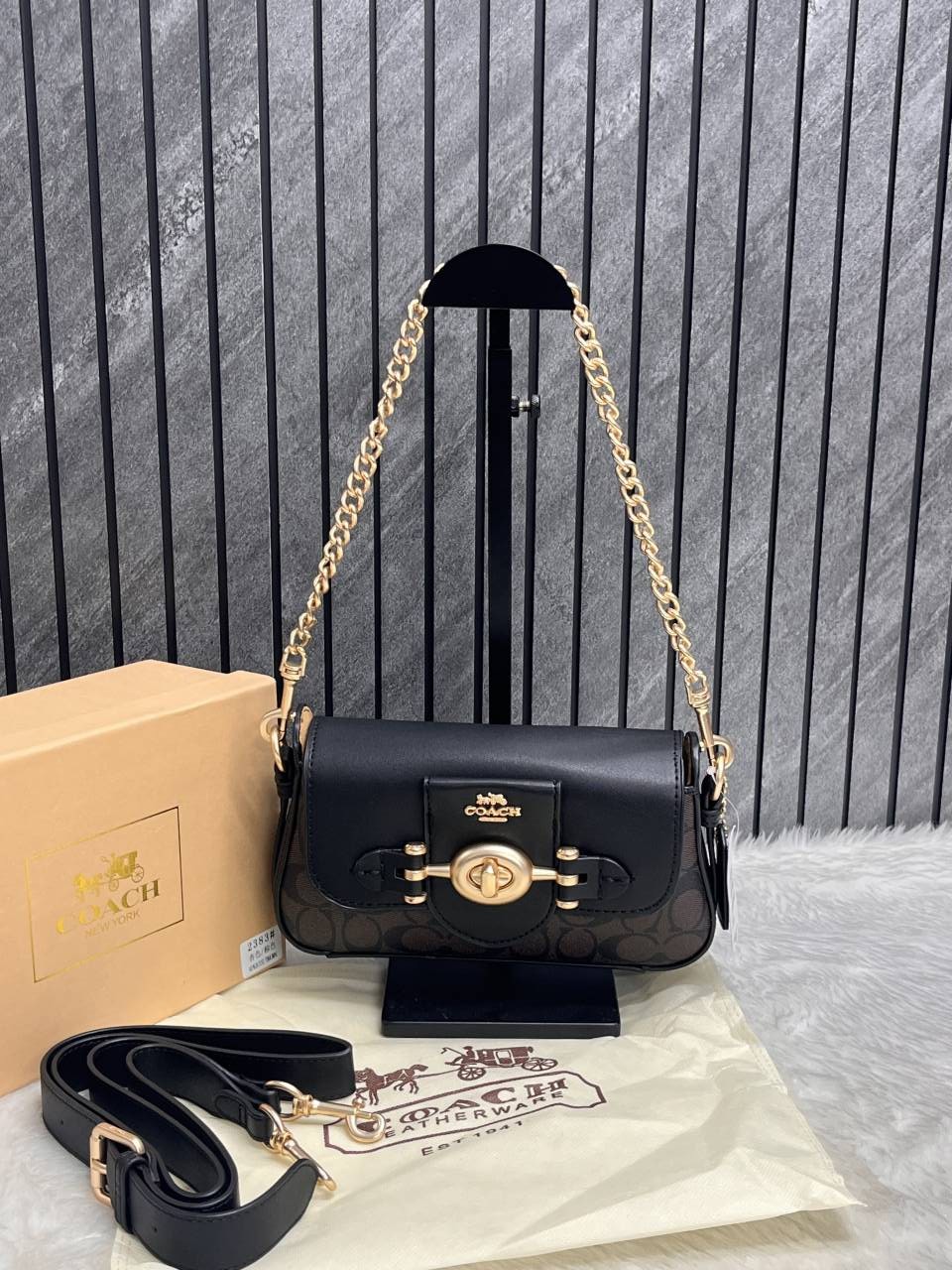 Coach Brie Shoulder Crossbody Bag With OriginalBox - Image 7