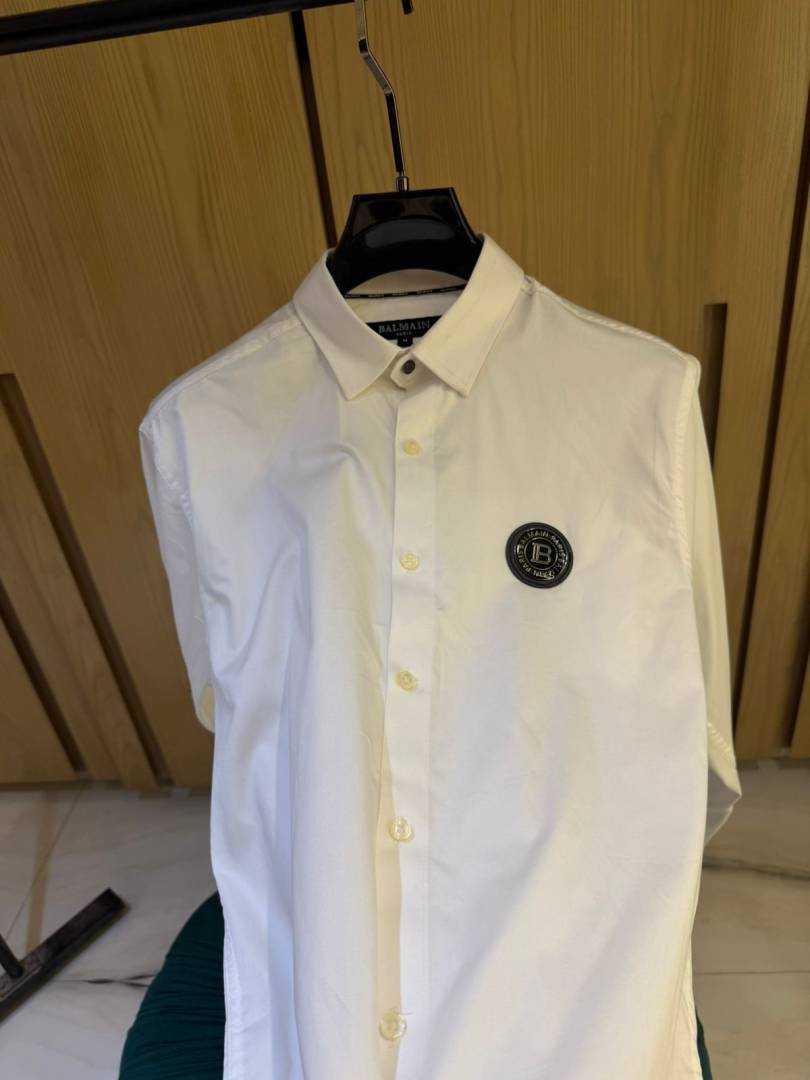 BALMAN IMPORTED STORE ARTICLE SHIRT WHITE