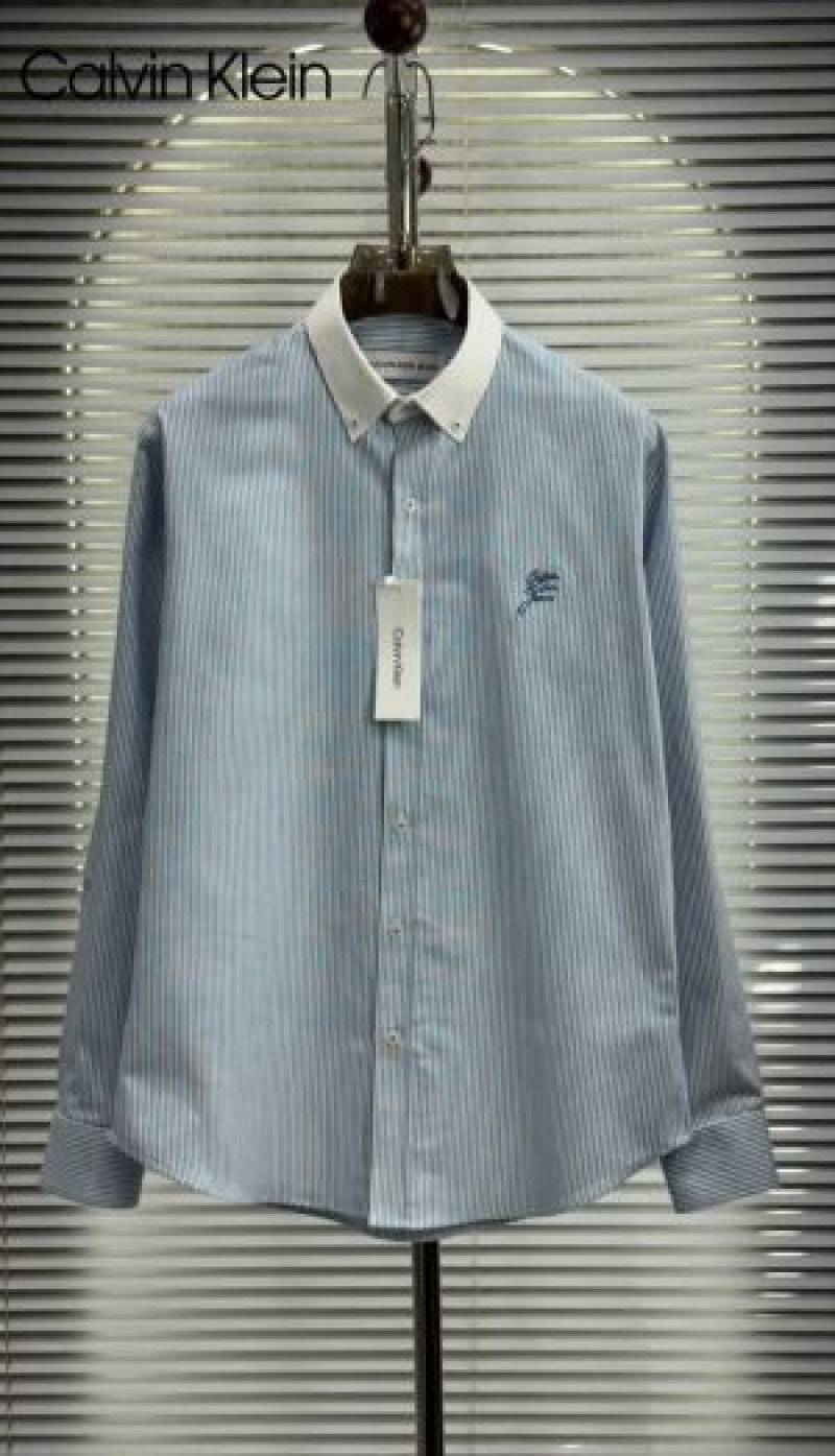 Calvin Klei Chest Logo Full Sleeves Shirt