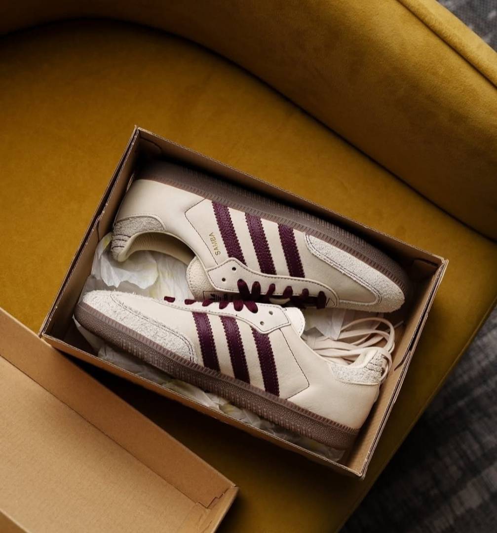 Adidaass Samba Og Wonder White Maroon
