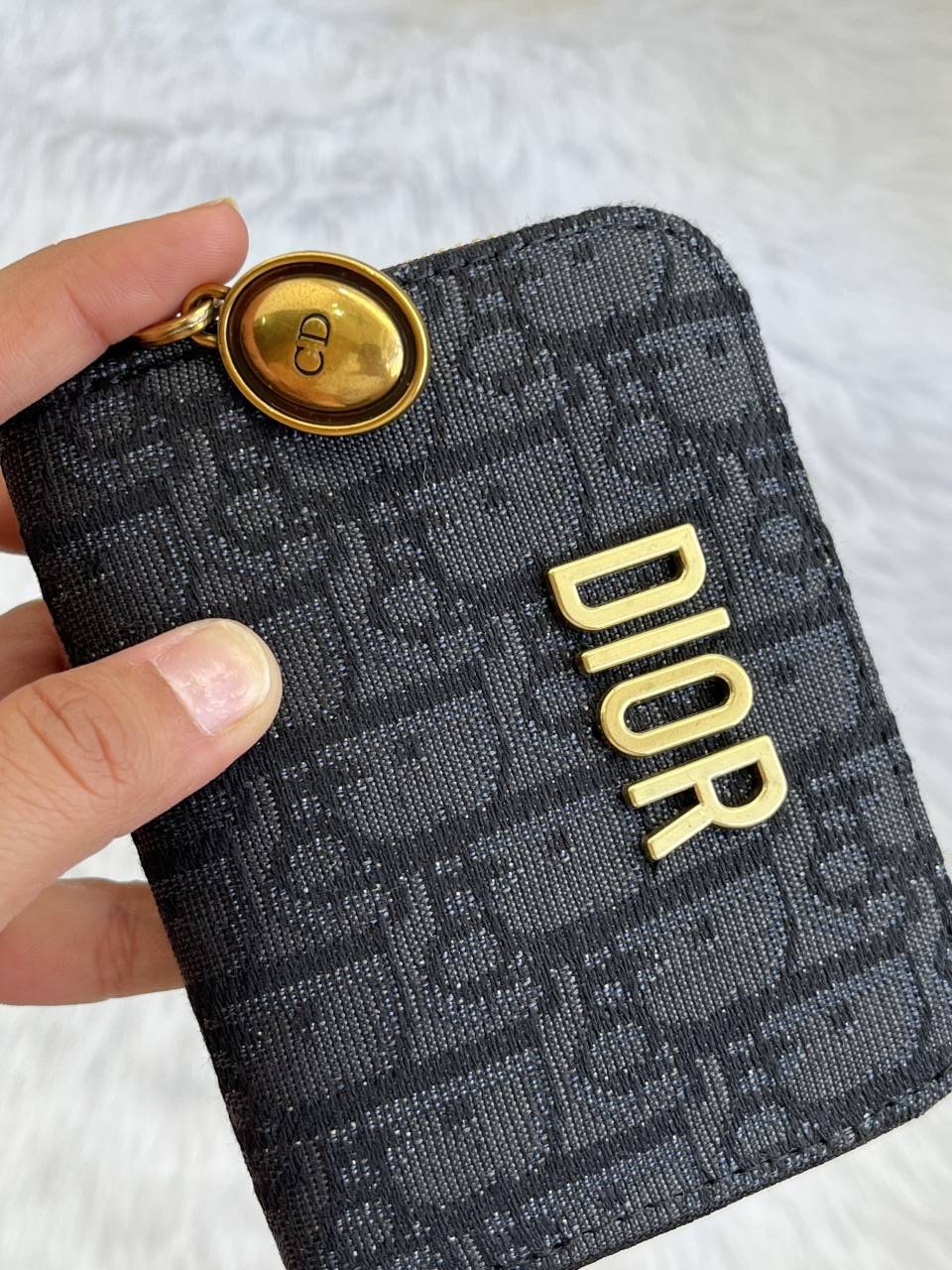 Diyor_105_Black_Mini_Zippy_Wallet_With_OriginalBox