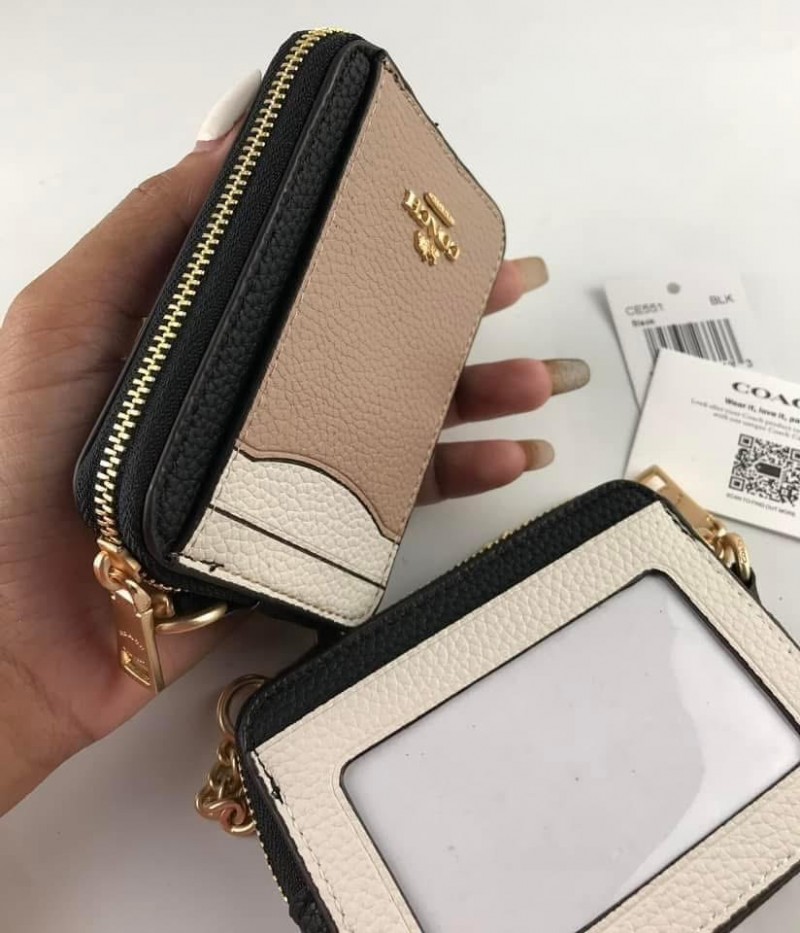 Coach_Zip_Card_Case_Mini_Wallet_With_Original_Box