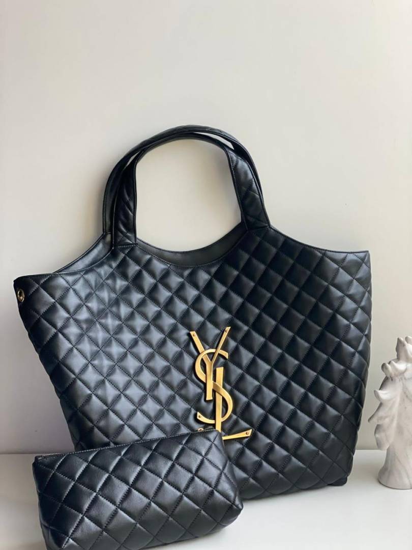 Ysl Maxi Tote Large Premium Quality With Dust Cover & Wallet